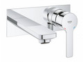 Внешняя часть смесителя для раковины GROHE Lineare New на 2 отверстия, хром (19409001)