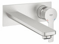 Внешняя часть смесителя для раковины GROHE Lineare New на 2 отверстия, вынос 207 мм, суперсталь (23444DC1)