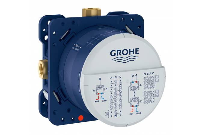 Универсальная встраиваемая часть GROHE Rapido SmartBox для вентилей, смесителей и термостатических смесителей Grohtherm SmartControl (35600000)