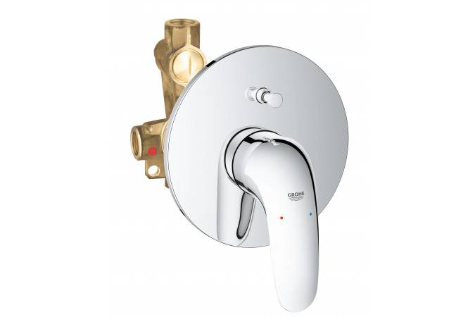 Смеситель для ванны GROHE Eurostyle (внешняя и встраиваемая части), хром (23730003)