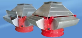 Вентилятор радиальный крышный универсальный для удаления газов, возникающих при пожаре ВРКУ-ДУ