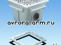 Квадратный донный слив из ABS-пластика для пленочного бассейна