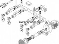 Гидромассажная установка, 4 форсунки (HL005set)