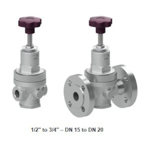 Клапаны редукционные для жидкостей, газов PRV30SS / DN 15 - 25
