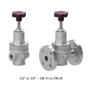 Клапаны редукционные для жидкостей, газов PRV31SS / DN 15 - 25