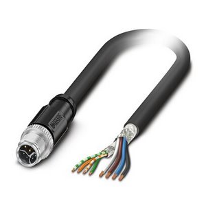 Гибридный кабель для коммуникационных интерфейсов и подключения электродвигателей