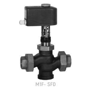 Клапаны регулирующие двухходовые односедельные сбалансированные M1F-SFD, M1F-FD DN 015-50, РN 25; M1F-FD DN 065-150, PN 16