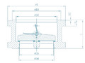 Обратный клапан типа бабочка — H76M-600(lb)P