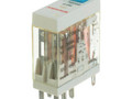 Реле Shenler 1c 12v dc + светодиод + тест-кнопка + диод RFT1CO012LTD