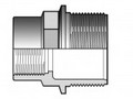 Переходник ПВХ наружная резьба — внутренняя резьба RFV
