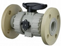 Шаровой кран с фланцевым окончанием PP-H 100 PN10 d 20-110 мм (VKDOM)