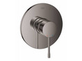 Смеситель однорычажный для душа GROHE Essence, круглая розетка, темный графит глянец (24057A01)