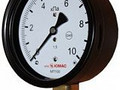 Напоромеры промышленные МП диаметром Ø 100мм (чёрный корпус)