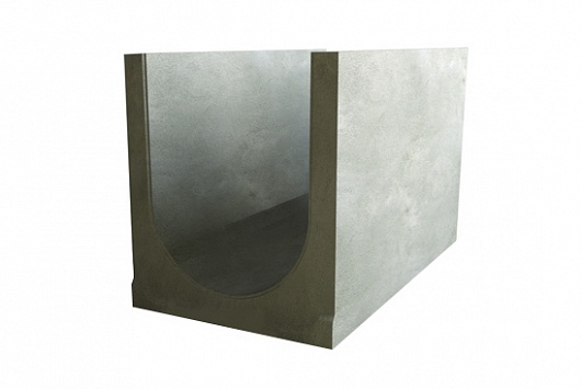 Лоток водоотводный бетонный серии NORMA DN400 Тип 1