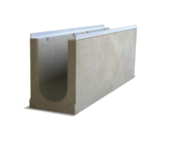 Лоток водоотводный бетонный (ЛВБ) серии OPTIMA DN150 Тип 1