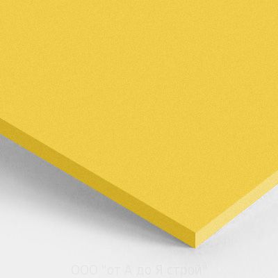 Плита полиамид 6 блочный (капролон) 1000 x 1000 x 6 желтая