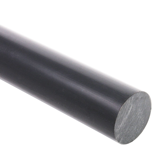 Стержень поливинилхлорид PVC-CAW 10 x 2000 темно-серый