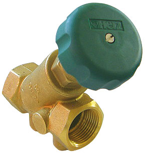 Запорный вентиль ГЕРЦ с встроенным обратным клапаном для систем питьевого водоснабжения / Артикул: 2 4126 05