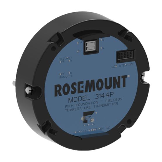 Запасные части для измерителей температуры Rosemount