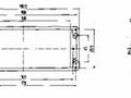 Корпус/распределительная коробка из полиэстера 190 x 75 x 55 мм