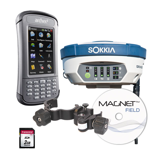 SOKKIA GRX2 DUHFII/GSM + Archer2 Magnet Field GPS+