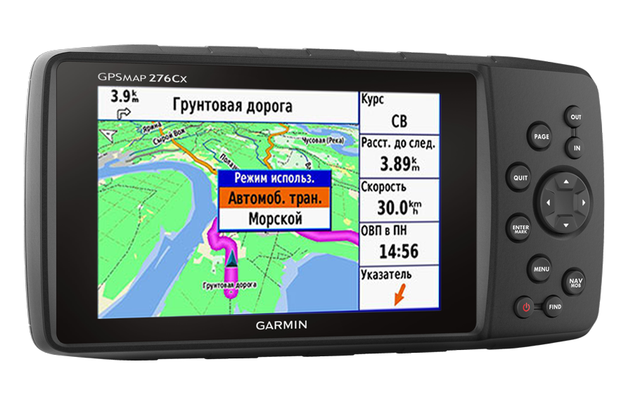 Туристический навигатор Garmin GPSMAP 276Cx Russia Комплект с ДР6