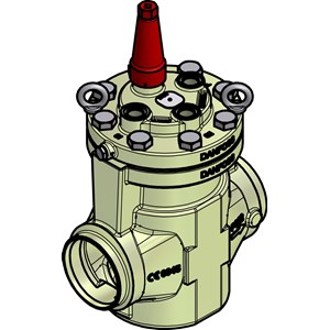 Сервоклапан с управлением от управляющего клапана Danfoss, ICS 100 027H7121