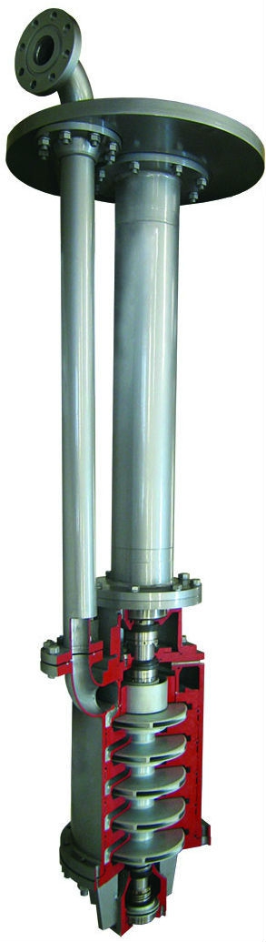 Полупогружные вертикальные электронасосные агрегаты серии ВНД (высоконапорные)