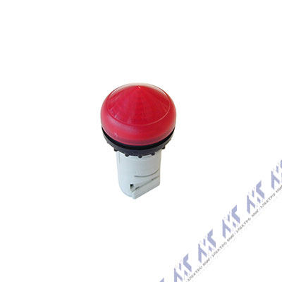 Сигнальная лампа, коническая без светодиодного элемента, патрон BA 9s, для ламп до 2.4 Вт, цвет красный M22-LCH-R