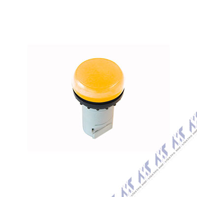 Сигнальная лампа без светодиодного элемента, патрон BA 9s, для ламп до 2.4 Вт, цвет желтый M22-LC-Y