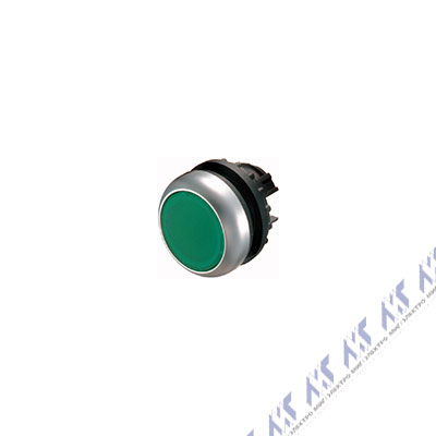 Головка кнопки с подсветкой, цвет зеленый, изменение ф-ии с фиксацией/без фиксации M22-DRL-G