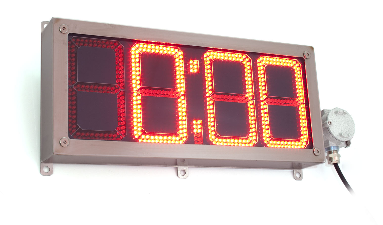 Взрывозащищенные светодиодные информационные табло (часы) серии ПГС-ЧАСЫ (SA-INDICATOR/CLOCK)