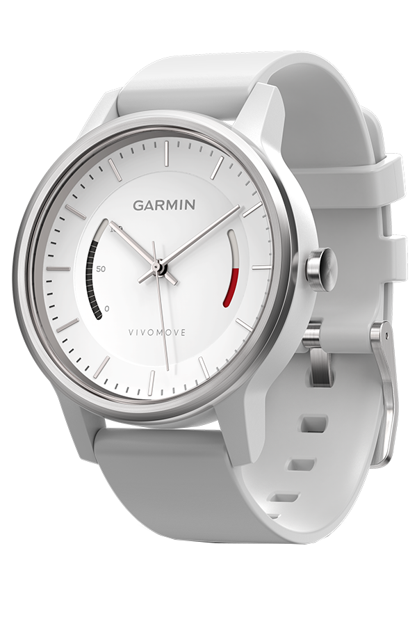 Смарт-часы Garmin Vivomove Sport, белые, спортивный браслет