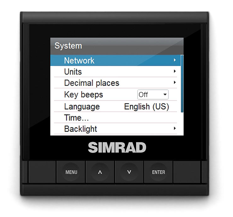 Многофункциональный дисплей Simrad IS35 DIGITAL GAUGE