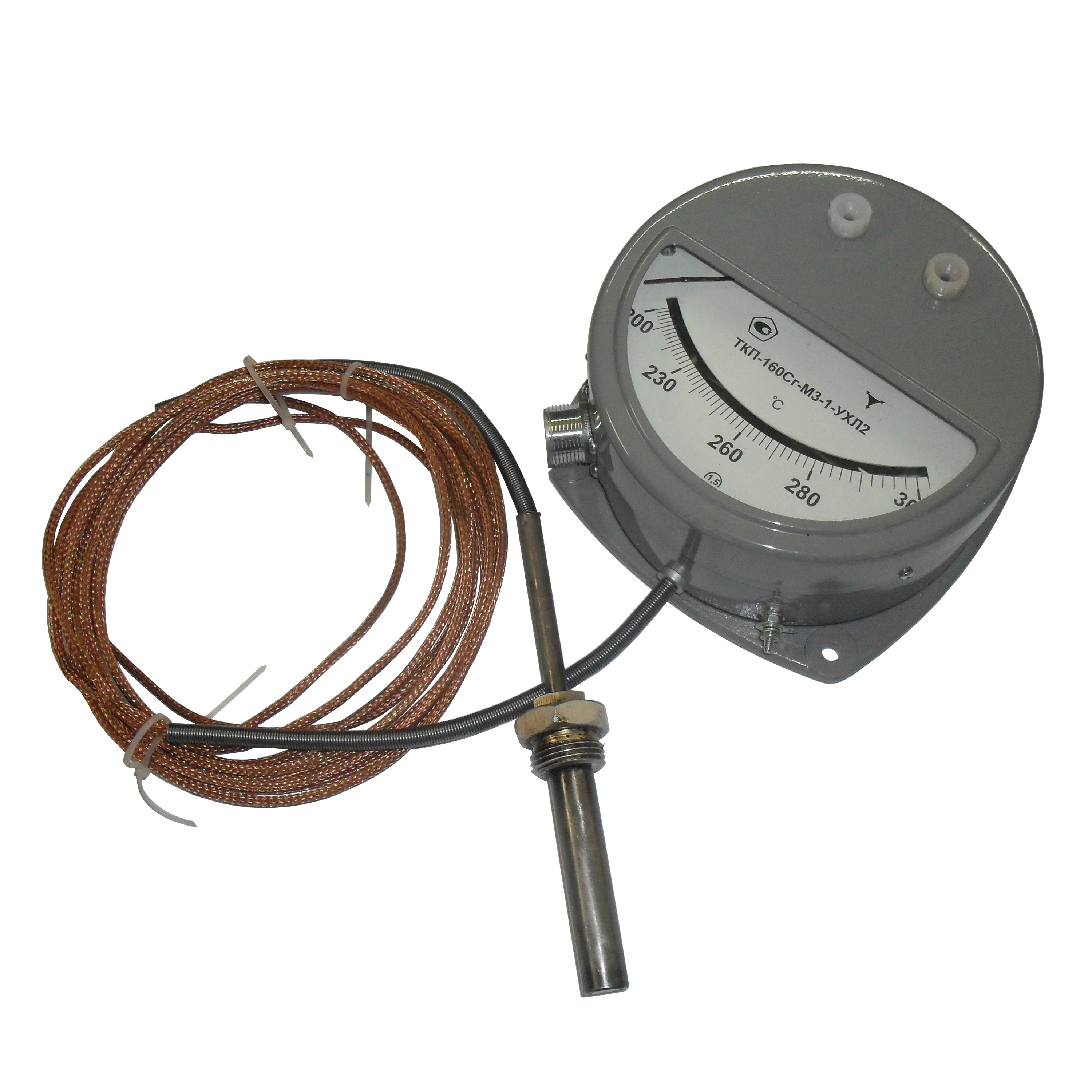 Термометр манометрический, конденсационный, показывающий сигнализирующий ТКП-160Сг-М3-1
