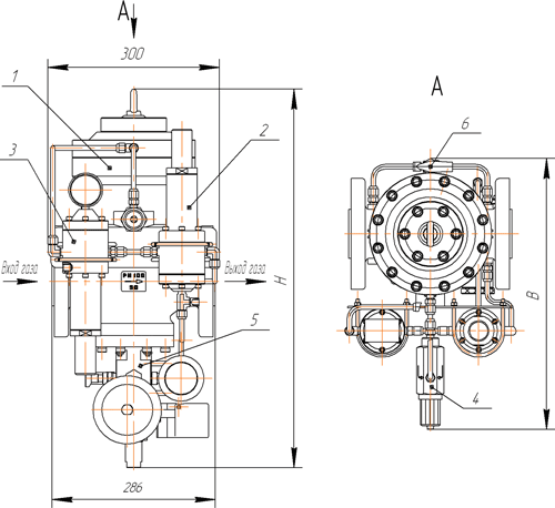 Регуляторы давления газа РД-100