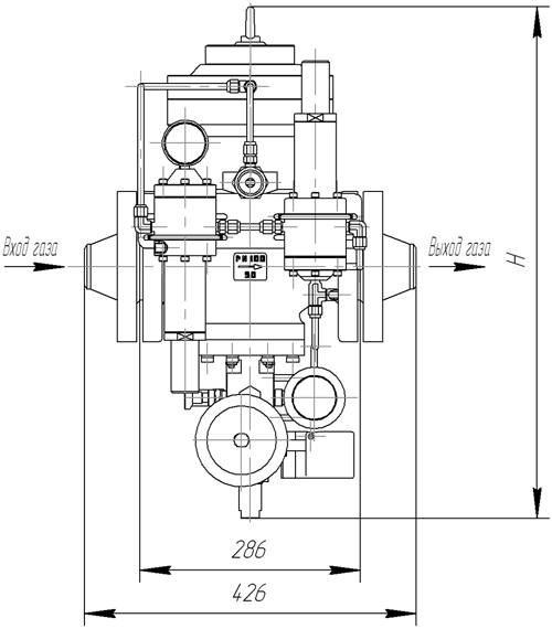 Регуляторы давления газа РД-100