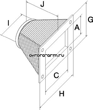 Переходник эластичный UGS от квадратного к круглому сечению воздуховода.
