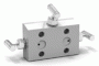 Трехвентильные клапанные блоки серии C с межцентровым расстоянием 54 мм